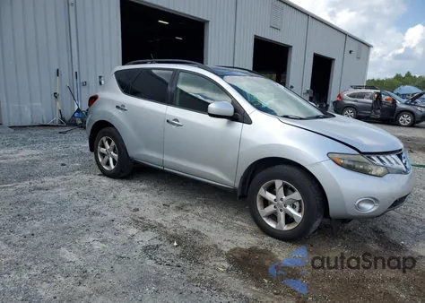 2009 Nissan Murano S z USA, uszkodzony, nr VIN JN8AZ18U99W031236